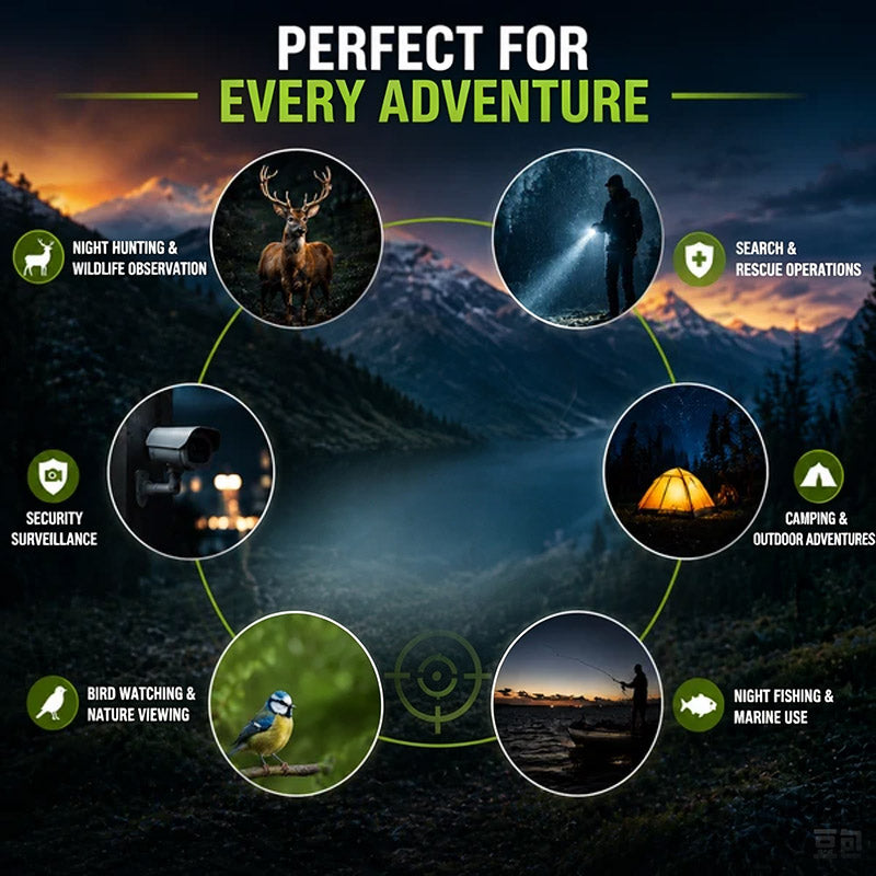 🔥 50% OFF Limited Time – AI15 Day/Night Dual-Use Monoculars – 8000-meter detection range, suitable for wildlife and outdoor observation.