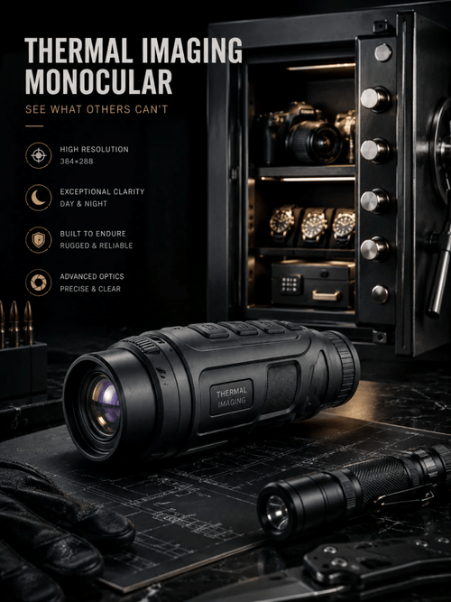 🌙 AI15 Thermal Imaging Monocular – 384×288 Resolution, 8000m Range, 10-Hour Battery